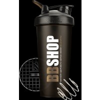 BBSHOP шейкер черно позолоченный с сеточкой и венчиком (600мл)